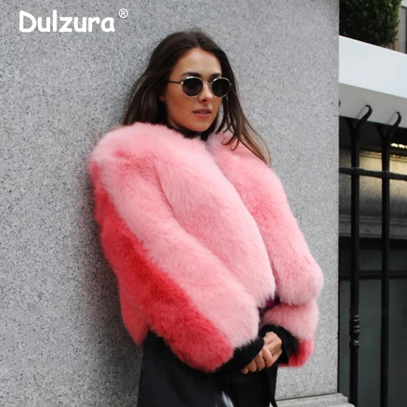 Sweet 2 Color Patchwork Faux Fur Coat Women Exclusive Custom Winter Fluffy Faux Fox Overcoat Street Chic Jacket Coat Overwear
Sweet 2 Color Patchwork Faux Fur Coat Women Exclusive Custom Winter Fluffy Faux Fox Overcoat Street Chic Jacket Coat Overwear
