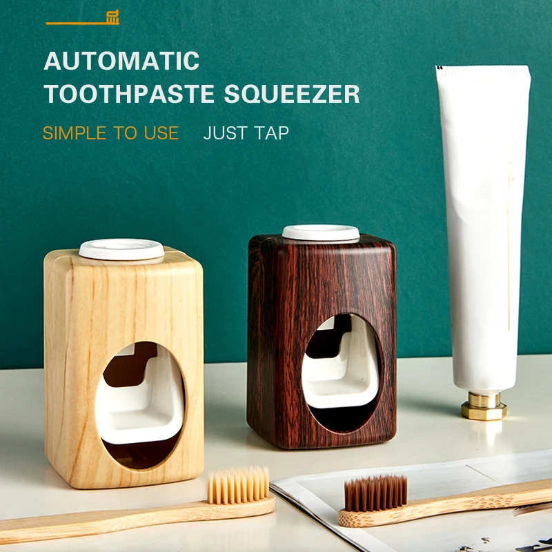 Automatic Toothpaste Dispenser Toothpaste Squeezers Dust-proof Toothbrush Holder Wheat Wall Mount Stand Bathroom Accessories Set
Automatic Toothpaste Dispenser Toothpaste Squeezers Dust-proof Toothbrush Holder Wheat Wall Mount Stand Bathroom Accessories Set