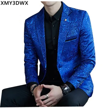 2019 Boutique Velveteen Fashion Printed Casual Men's Blazer / Men's Blue Casual Business Blazer Suit Jacket Men Suit Coat
2019 Boutique Velveteen Fashion Printed Casual Men's Blazer / Men's Blue Casual Business Blazer Suit Jacket Men Suit Coat