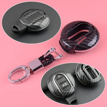 CITALL New Carbon Fiber Hard Smart Key Remote Cover Fob Case Shell Protection Chain fit for Mini Countryman Clubman Cooper 2019
CITALL New Carbon Fiber Hard Smart Key Remote Cover Fob Case Shell Protection Chain fit for Mini Countryman Clubman Cooper 2019
