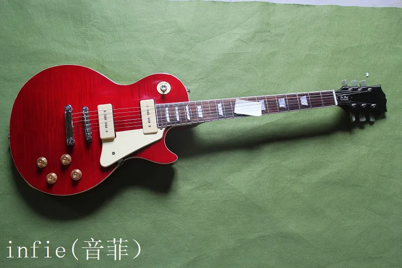 Free shipping 2019 wholesale Musical instruments Custom with P90 pickups Standard Electric Guitar
Free shipping 2019 wholesale Musical instruments Custom with P90 pickups Standard Electric Guitar