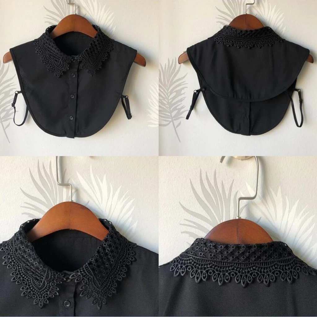 Ladies Vintage Removable Fake Collar Embroidery Floral Detachable Half Blouse False Collar Bib
Ladies Vintage Removable Fake Collar Embroidery Floral Detachable Half Blouse False Collar Bib