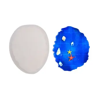 Large Irregular Wave Round Coaster Mold Silicone Resin Cement Casting Mold Tools X7JB
Large Irregular Wave Round Coaster Mold Silicone Resin Cement Casting Mold Tools X7JB