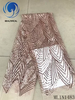 Beautifical african lace fabrics Fashion net lace sequins embroidery fabric 5yards wholesale french lace fabric ML1N1483
Beautifical african lace fabrics Fashion net lace sequins embroidery fabric 5yards wholesale french lace fabric ML1N1483