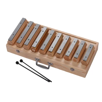 10 Notes Xylophone Glockenspiel Disconnect-type Design Percussion Instrument for Musical Education Rhythm Training with Wooden
10 Notes Xylophone Glockenspiel Disconnect-type Design Percussion Instrument for Musical Education Rhythm Training with Wooden