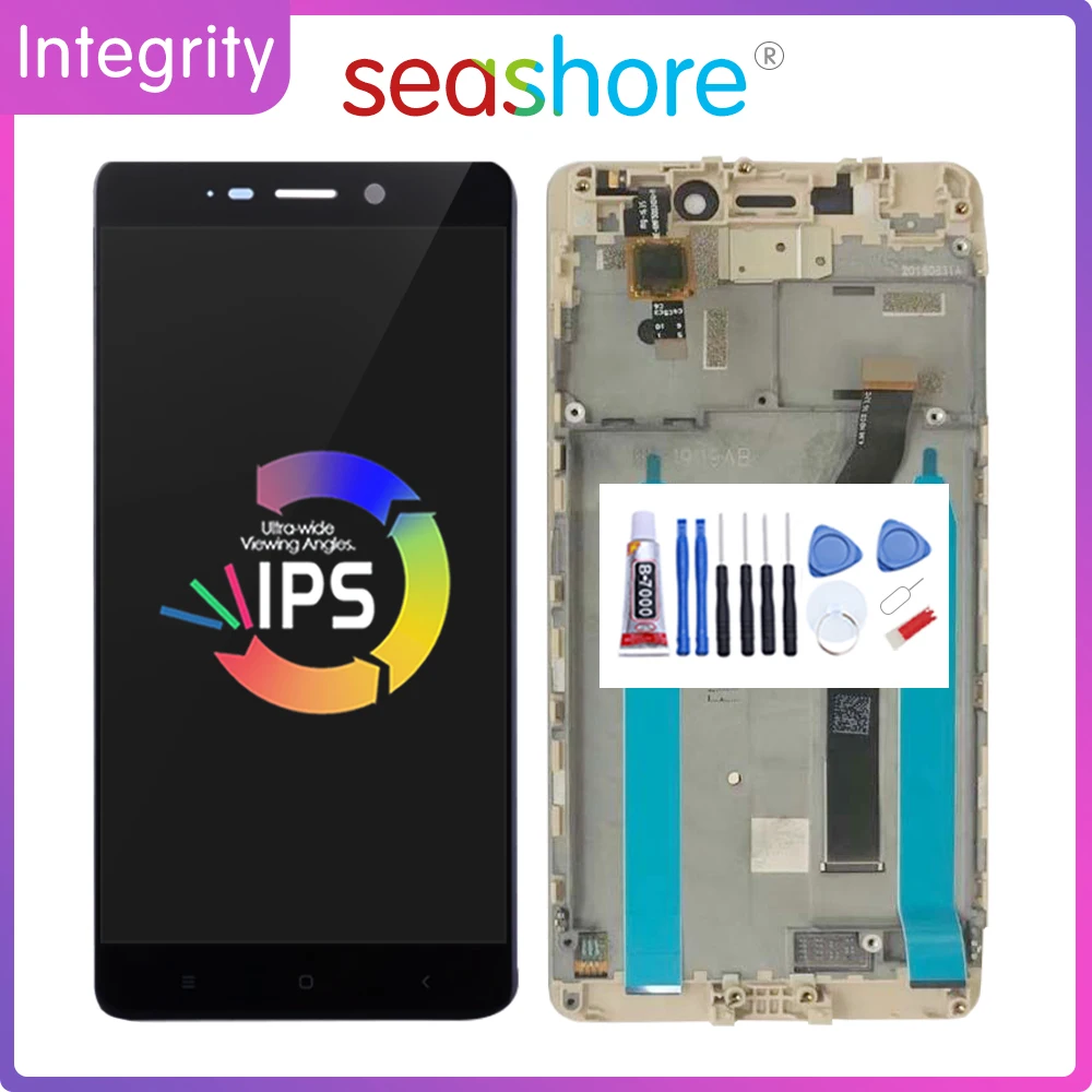 Original For XIAOMI Redmi 4 LCD Display Touch Screen Digitizer For Xiaomi Redmi 4 Display with Frame Replacement 16G 2G 720x1280
Original For XIAOMI Redmi 4 LCD Display Touch Screen Digitizer For Xiaomi Redmi 4 Display with Frame Replacement 16G 2G 720x1280