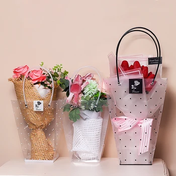 Flower Packing Box Waterproof Transparent Portable Florist Handy Flower Bags Bouquet Organizer Wedding Decor for Valentine's Day
Flower Packing Box Waterproof Transparent Portable Florist Handy Flower Bags Bouquet Organizer Wedding Decor for Valentine's Day