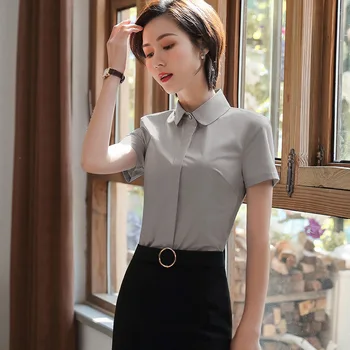 Gray Shirt Female 2020 Summer Occupation Temperament Slim Fit Joker Positive Pack College Students Interview Top
Gray Shirt Female 2020 Summer Occupation Temperament Slim Fit Joker Positive Pack College Students Interview Top