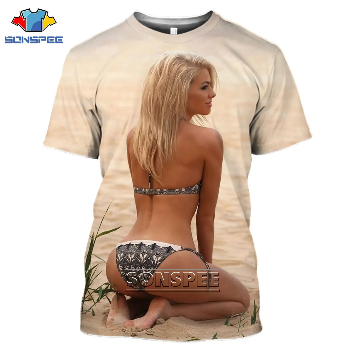 SONSPEE 3D Sexy Bikini Print T-shirts Nude Model Swimming Beauty Summer Casual Fashion Oversize Men Tee Shirts Otaku Beach Tops
SONSPEE 3D Sexy Bikini Print T-shirts Nude Model Swimming Beauty Summer Casual Fashion Oversize Men Tee Shirts Otaku Beach Tops
