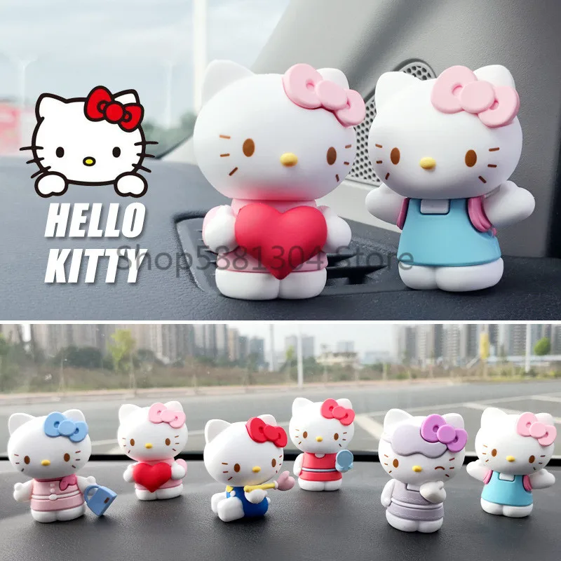 6cm Cartoon Hello Kitty Kawaii Dolls Anime PVC Model Figure car decorations Toys Desktop display 6pcs/set figures for Gifts
6cm Cartoon Hello Kitty Kawaii Dolls Anime PVC Model Figure car decorations Toys Desktop display 6pcs/set figures for Gifts