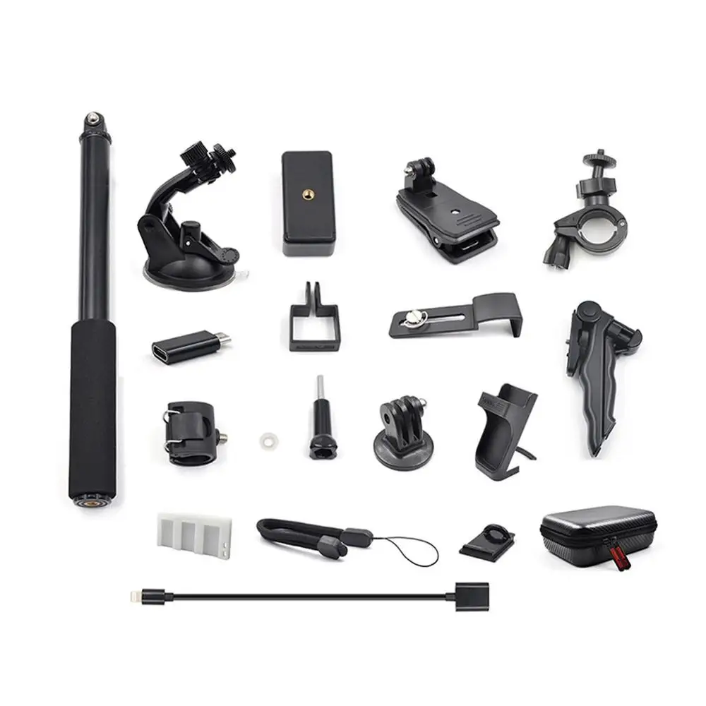 For Dji Osmo Action Gimble Camera Accessories Storage Bag Self-Timer Extension Pole Backpack Clip Set
For Dji Osmo Action Gimble Camera Accessories Storage Bag Self-Timer Extension Pole Backpack Clip Set