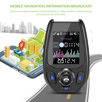 Onever FM Transmitter Bluetooth Adapter Bluetooth 5.0 5V3.1A Battery Voltage Double USB charger with Voice Prompts Modulator New
Onever FM Transmitter Bluetooth Adapter Bluetooth 5.0 5V3.1A Battery Voltage Double USB charger with Voice Prompts Modulator New