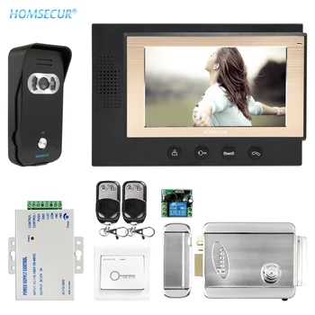 HOMSECUR 7" Video&Audio Home Intercom DoorPhone System with Electric Rim Lock Remote Controller for Apartment (TC021-B+TM701-B)
HOMSECUR 7" Video&Audio Home Intercom DoorPhone System with Electric Rim Lock Remote Controller for Apartment (TC021-B+TM701-B)