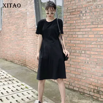 XITAO Casual Slim Personality Elegant Dress Irregular Pleated Women Clothes 2020 Summer Fashion Pullover Match All Dress DMY3881 
XITAO Casual Slim Personality Elegant Dress Irregular Pleated Women Clothes 2020 Summer Fashion Pullover Match All Dress DMY3881