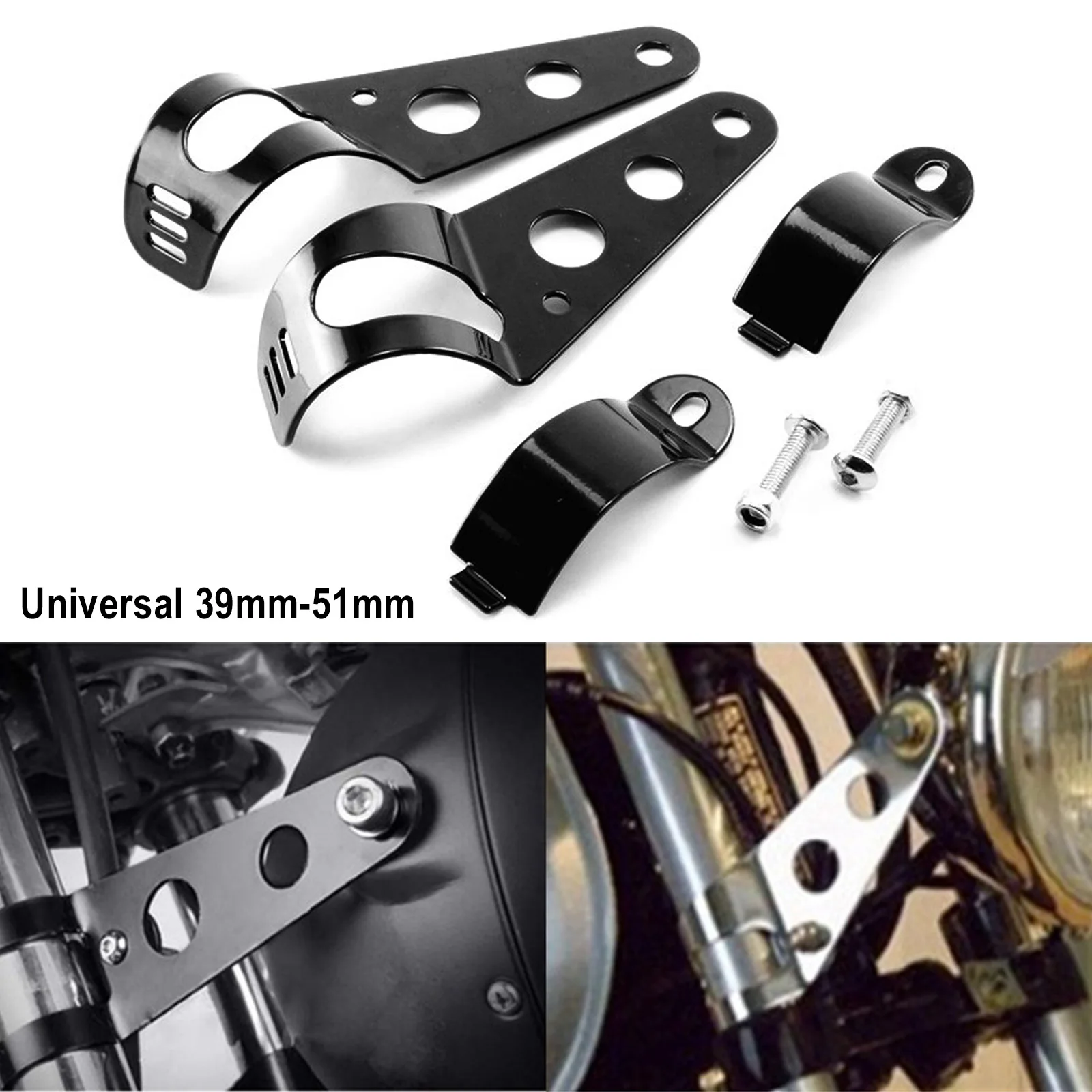 Universal Motorcycle Headlight Mount Bracket Fork Ear Motorcycle Chopper Tube Weatherproof Rust Free Headlamp Holder 28-43mm
Universal Motorcycle Headlight Mount Bracket Fork Ear Motorcycle Chopper Tube Weatherproof Rust Free Headlamp Holder 28-43mm