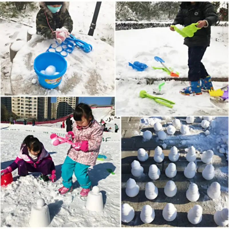 Snowman / Ball Shaped Snowball Maker Winter Snow Scoop Plastic Clip Mold Tool Kids Toy( Random Color)
Snowman / Ball Shaped Snowball Maker Winter Snow Scoop Plastic Clip Mold Tool Kids Toy( Random Color)