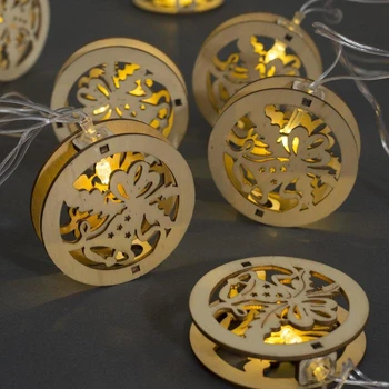 Garland "Thread" 4.5 m with wooden attachments "Ball and bell", IP20, transparent thread, 20 LED, warm white glow, fixing
Garland "Thread" 4.5 m with wooden attachments "Ball and bell", IP20, transparent thread, 20 LED, warm white glow, fixing