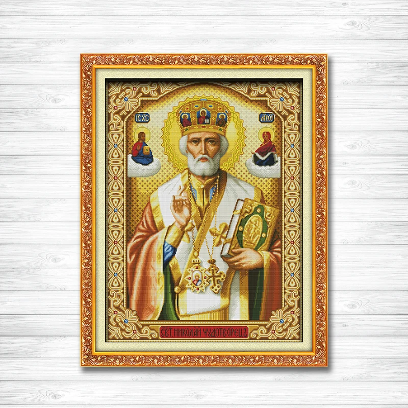 Pope Christ figures counted printed on fabric DMC 14CT 11CT Cross Stitch kit all for embroidery needlework Sets Jesus Home Decor
Pope Christ figures counted printed on fabric DMC 14CT 11CT Cross Stitch kit all for embroidery needlework Sets Jesus Home Decor