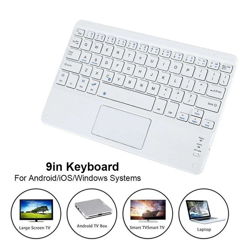 Mini Wireless Bluetooth 3.0 Keyboard with Mouse Touchpad for iOS Android Windows VH99
Mini Wireless Bluetooth 3.0 Keyboard with Mouse Touchpad for iOS Android Windows VH99