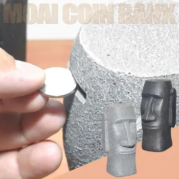 Elegant Money Saving Box Black Gray Stone Man Resin Creative Easter Island Piggy Bank Durable Moai Coin Bank Art
Elegant Money Saving Box Black Gray Stone Man Resin Creative Easter Island Piggy Bank Durable Moai Coin Bank Art
