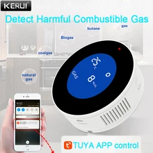 KERUI Smart Natural Gas Sensor Tuya App Control LCD Wifi Smart Natural Gas Detector Temperature Smart Home Life Security Alarm
KERUI Smart Natural Gas Sensor Tuya App Control LCD Wifi Smart Natural Gas Detector Temperature Smart Home Life Security Alarm
