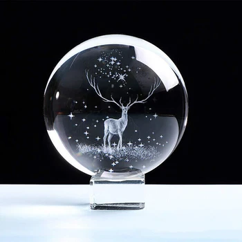 Storm Glass Solar Galaxy Star Crystal Ball 3D inside Carving Ball Clover of Four Leaves Glasswork Crystal Figurines
Storm Glass Solar Galaxy Star Crystal Ball 3D inside Carving Ball Clover of Four Leaves Glasswork Crystal Figurines