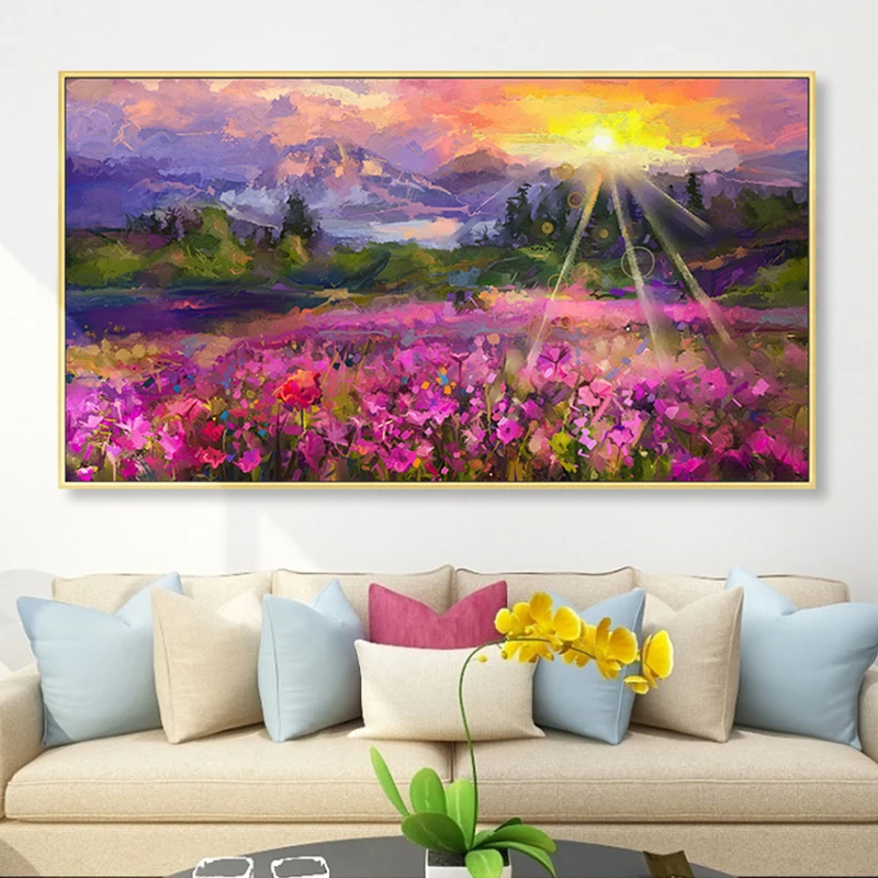 100% Hand Painted Abstract Flower scenery Painting On Canvas Wall Art Frameless Picture Decoration For Live Room Home Decor Gift
100% Hand Painted Abstract Flower scenery Painting On Canvas Wall Art Frameless Picture Decoration For Live Room Home Decor Gift