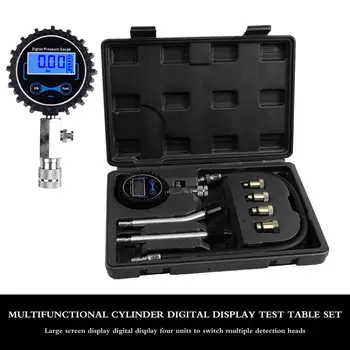 Compression Tester LCD Screen Four Units Compression Testing Gauge Set Car Repair Hand Tools Set With Portable Box
Compression Tester LCD Screen Four Units Compression Testing Gauge Set Car Repair Hand Tools Set With Portable Box
