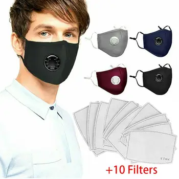 Washable Reusable Anti Air Pollution Face Cover W/ Breather Valve &10 Filters Anti Gases, Noxious Smells, Pollen, Smoke, Dust
Washable Reusable Anti Air Pollution Face Cover W/ Breather Valve &10 Filters Anti Gases, Noxious Smells, Pollen, Smoke, Dust
