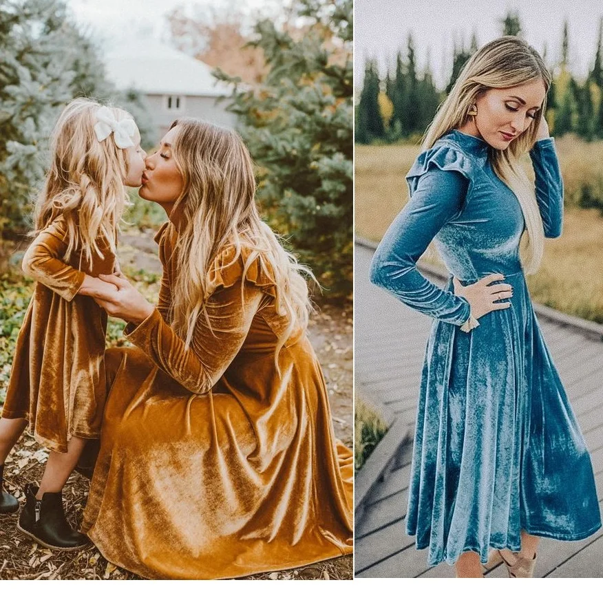 family look autumn dress thick mother daughter mommy and me matching dresses clothes full sleeve women girls mom and baby dress 
family look autumn dress thick mother daughter mommy and me matching dresses clothes full sleeve women girls mom and baby dress