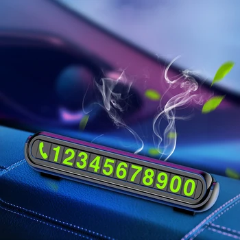 Temporary Luminous Car Parking Card with Aromatherapy Telephone Number Card Fragrance Tank Auto Accessories Hidden Number Plate
Temporary Luminous Car Parking Card with Aromatherapy Telephone Number Card Fragrance Tank Auto Accessories Hidden Number Plate
