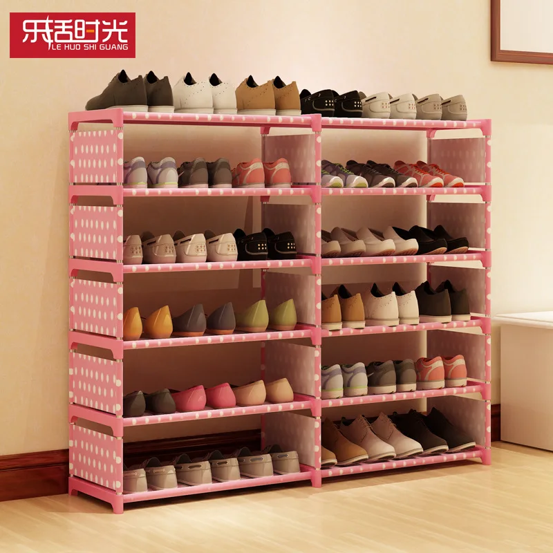 LEHUOSHIGUANG Simple Shoe Rack Iron Art Multilayer Assembly Storage Shoe Rack Special Offer Modern Minimalist Dustproof Shoe Cab
LEHUOSHIGUANG Simple Shoe Rack Iron Art Multilayer Assembly Storage Shoe Rack Special Offer Modern Minimalist Dustproof Shoe Cab