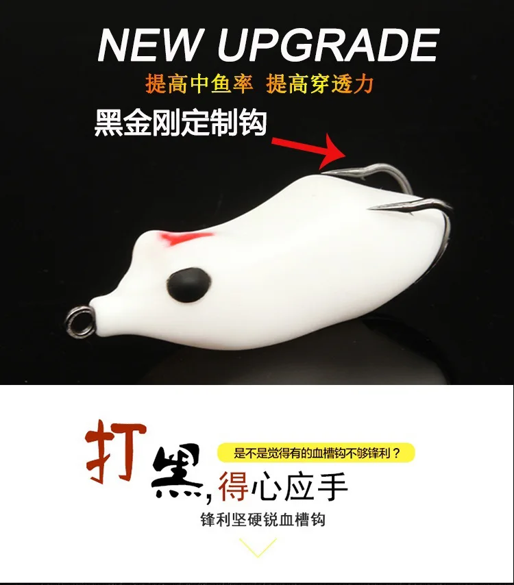 2019 New Style ~~~ One ~~~ Ray Frog Modified ~~~ Lure Black ~~~ Leiqiang Lure Long Shot ~~~ Fishing Poison
2019 New Style ~~~ One ~~~ Ray Frog Modified ~~~ Lure Black ~~~ Leiqiang Lure Long Shot ~~~ Fishing Poison