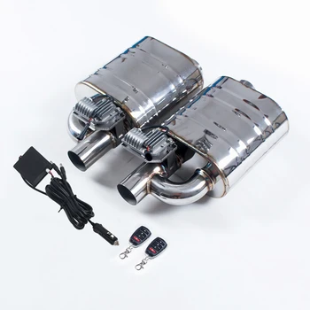 Double Valve Mufflers Electric Valve Muffler One Remoter Control Two Muffler Electric Exhaust Cutout Valve 63mm Sounds Mufflers
Double Valve Mufflers Electric Valve Muffler One Remoter Control Two Muffler Electric Exhaust Cutout Valve 63mm Sounds Mufflers