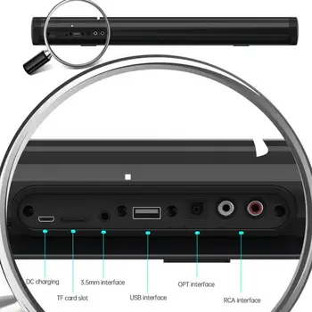 Upgraded version of Sound Blaster BS-41A wall-mounted interconnection bluetooth TV sound bluetooth supports long speaker TV T0K9
Upgraded version of Sound Blaster BS-41A wall-mounted interconnection bluetooth TV sound bluetooth supports long speaker TV T0K9