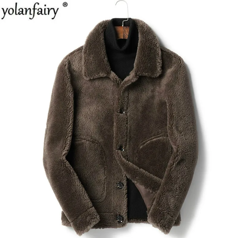 2020 Real Fur Coat Men Wool Jacket Autumn Winter Sheep Shearing Coats and Jackets Two Side Wear F-DH-80810 YY135
2020 Real Fur Coat Men Wool Jacket Autumn Winter Sheep Shearing Coats and Jackets Two Side Wear F-DH-80810 YY135