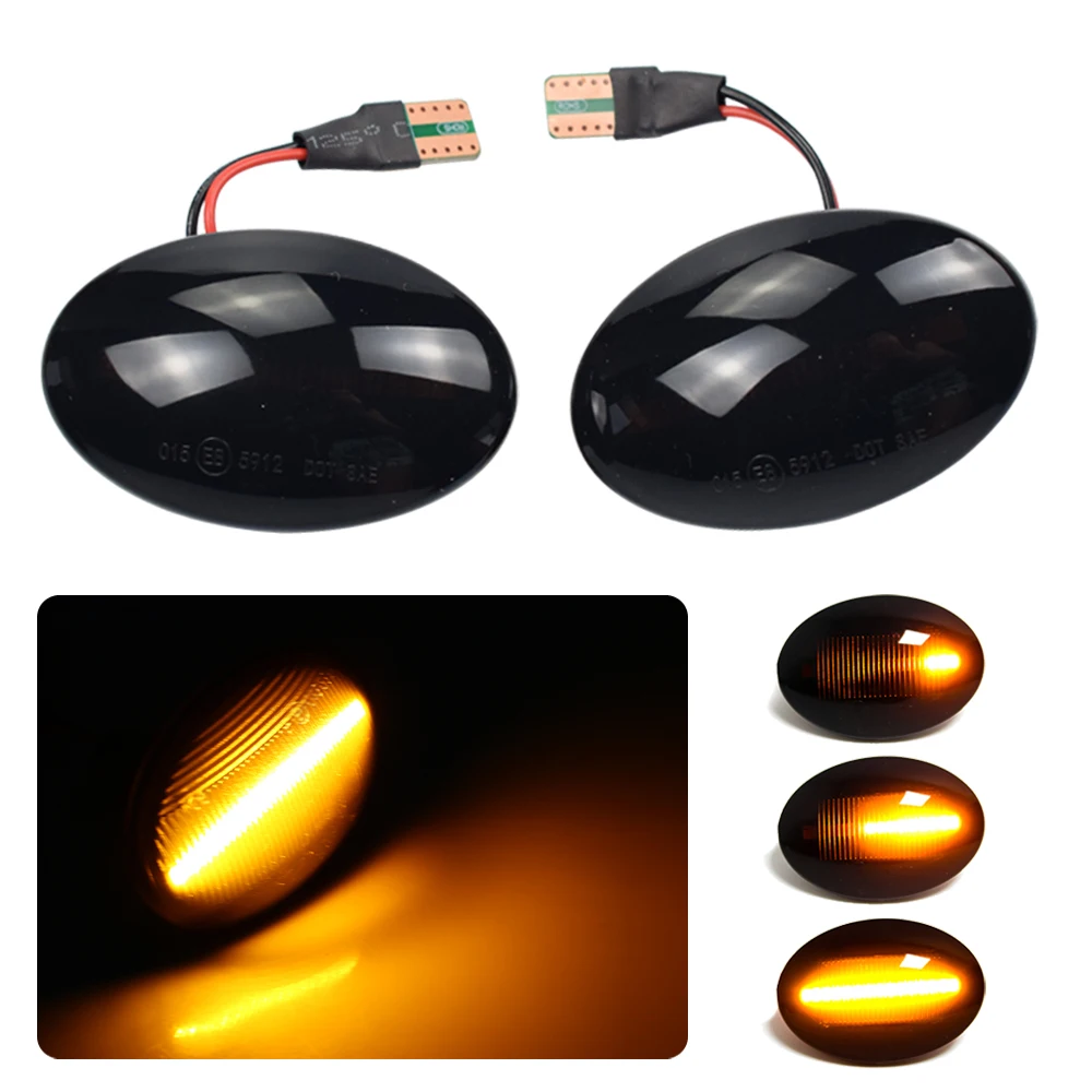 LED Dynamic Turn Signal Blinker Sequential Side Marker Mirror Indicator Light For Ford Fiesta MK3 MK4 KA Mondeo Transit Tourneo
LED Dynamic Turn Signal Blinker Sequential Side Marker Mirror Indicator Light For Ford Fiesta MK3 MK4 KA Mondeo Transit Tourneo