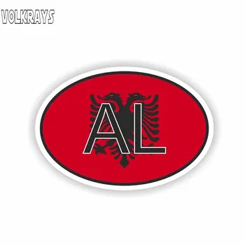 Volkrays Creative Car Sticker Al Albania Country Code Accessories Reflective Waterproof Cover Scratch Funny Vinyl Decal,6cm*9cm
Volkrays Creative Car Sticker Al Albania Country Code Accessories Reflective Waterproof Cover Scratch Funny Vinyl Decal,6cm*9cm