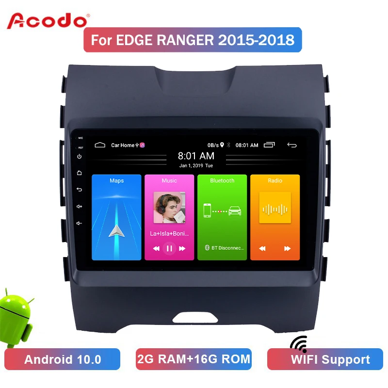 ACODO 2+16G Android 10.0 Car Radio Multimedia Player For Ford Edge 2015-2018 Navigation GPS 2 din
ACODO 2+16G Android 10.0 Car Radio Multimedia Player For Ford Edge 2015-2018 Navigation GPS 2 din