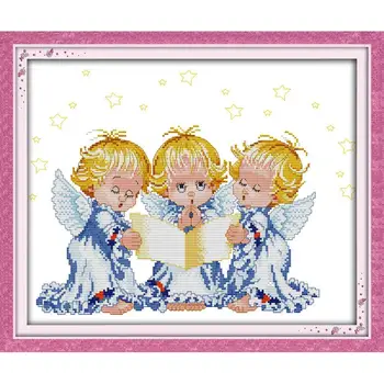 The Praying Angel Painting Counted Cross Stitch Kits DMC Printed Canvas 14CT Fabric Embroidery Kits Home Decor Factory Wholesale
The Praying Angel Painting Counted Cross Stitch Kits DMC Printed Canvas 14CT Fabric Embroidery Kits Home Decor Factory Wholesale
