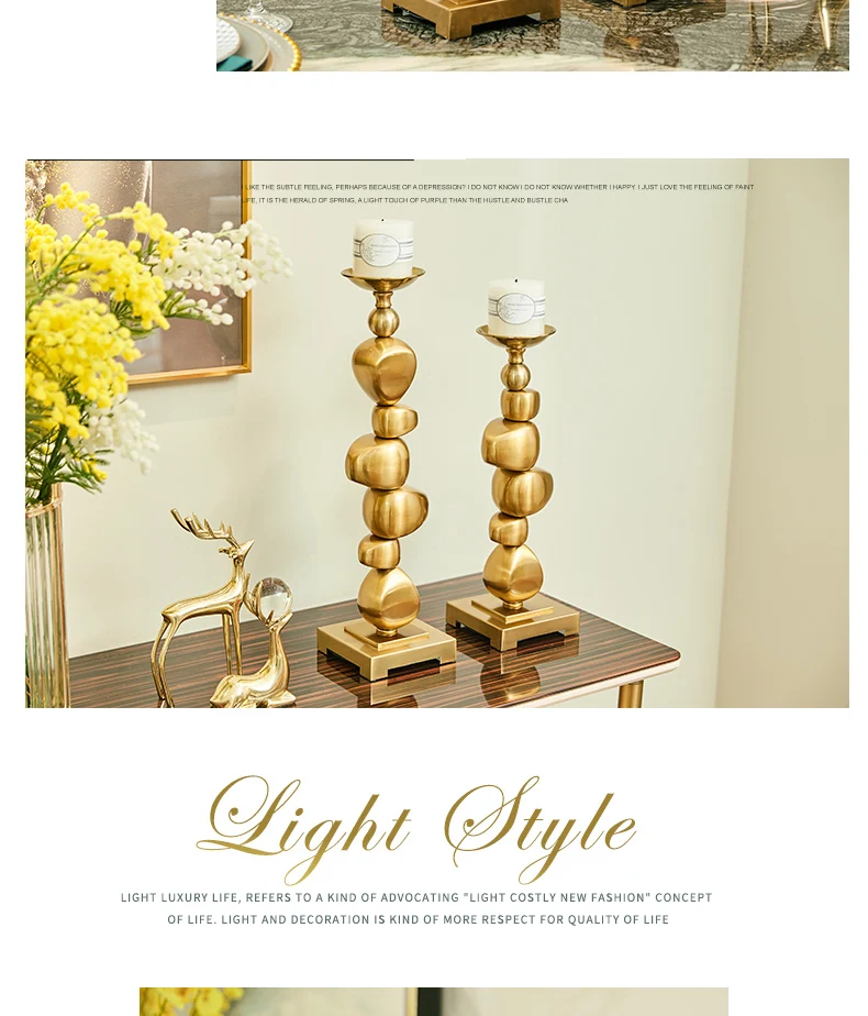 Luxtry Stacking Irregular Geometric Metal Blocks Ornament Candlestick Holder For Dining Table Wedding Christmas Home Decoration Luxtry Stacking Irregular Geometric Metal Blocks Ornament Candlestick Holder For Dining Table Wedding Christmas Home Decoration