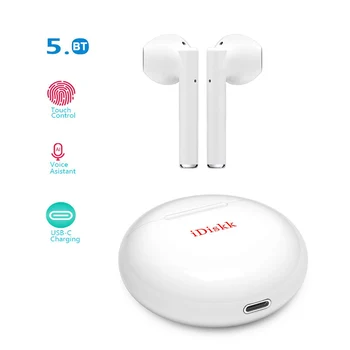 iDiskk I51 TWS Wireless Headphones Mini Touch Control Smart Bluetooth 5.0 Stereo Sports Headset with Mic Handsfree Earbuds
iDiskk I51 TWS Wireless Headphones Mini Touch Control Smart Bluetooth 5.0 Stereo Sports Headset with Mic Handsfree Earbuds