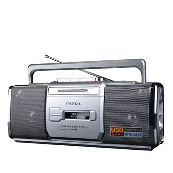 PANDA 6610 Tape Recorder Radio Small Dual Speaker Tape Learn English Playe Two Band Radio
PANDA 6610 Tape Recorder Radio Small Dual Speaker Tape Learn English Playe Two Band Radio