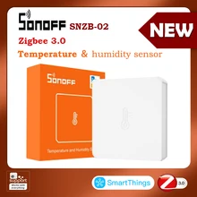 1-4 SONOFF Zigbee Temperature sensor SNZB-02 Humidity detector smart thermometer for home ewelink app control zbbridge required
1-4 SONOFF Zigbee Temperature sensor SNZB-02 Humidity detector smart thermometer for home ewelink app control zbbridge required