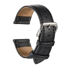 Genuine Leather Watchbands Calfskin Replace Wristwatch Straps 18mm 20mm 22mm 24mm Watch Accessories Men Women Soft Watchband