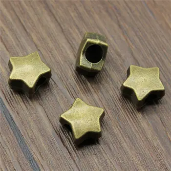 30 Pieces Antique Bronze Pentagram Star European Big Hole Beads 11x11x7mm Charms Wholesale Bulk Sale Handmade Gifts Crafts
30 Pieces Antique Bronze Pentagram Star European Big Hole Beads 11x11x7mm Charms Wholesale Bulk Sale Handmade Gifts Crafts