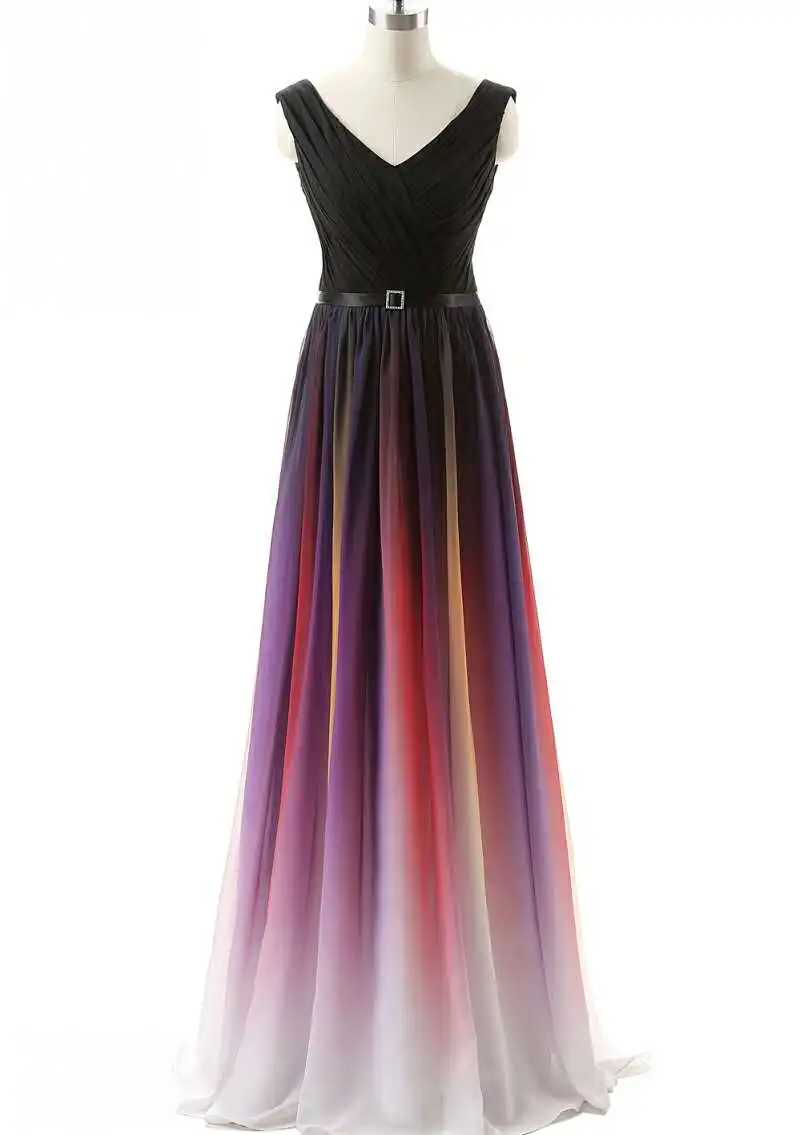 Vintage A-Line Long Chiffon Pleated Ombrm Bridesmaid Dresses with Pockets V-Neck Custom Corest Back Formal Wedding Party Dresses
Vintage A-Line Long Chiffon Pleated Ombrm Bridesmaid Dresses with Pockets V-Neck Custom Corest Back Formal Wedding Party Dresses