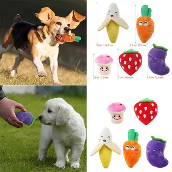 5pcs Squeaky Dog Toys For Small Dogs Dog Toys Interactive Toys Fruits And Vegetables Plush Puppy Dog Toys Plush Toy Dog Toy
5pcs Squeaky Dog Toys For Small Dogs Dog Toys Interactive Toys Fruits And Vegetables Plush Puppy Dog Toys Plush Toy Dog Toy