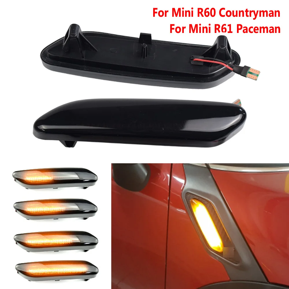 Flowing Water Sequential Blinker Led Dynamic Side Marker Turn Signal Light For BMW For Mini Cooper R60 Countryman R61 Paceman
Flowing Water Sequential Blinker Led Dynamic Side Marker Turn Signal Light For BMW For Mini Cooper R60 Countryman R61 Paceman