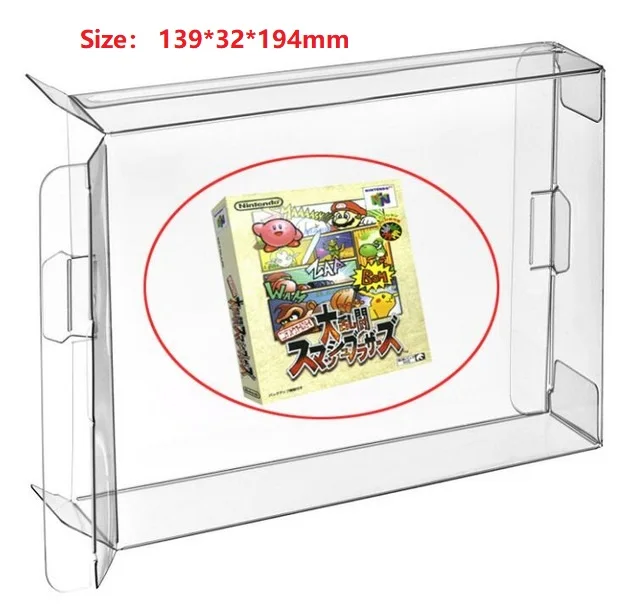 Ruitroliker 10Pcs Clear Box Case Sleeve CIB Protector for N64 Games Cartridge Box Japan version
Ruitroliker 10Pcs Clear Box Case Sleeve CIB Protector for N64 Games Cartridge Box Japan version